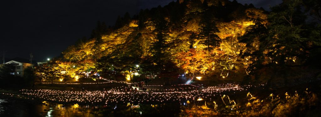 香嵐渓ライトアップ01